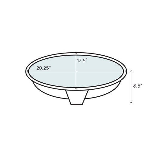 K219610,80,195 Kohler Pennington Ceramic Oval DropIn Bathroom